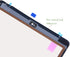 White Digitizer Repair Kit for iPad 9.7" 2018, A1893 A1954 Touch Screen Replacement
