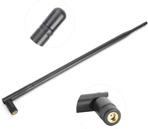 12DBi Antenna, 2.4G/5G Dual Band High Gain Long Range Antenna with RP SMA Connector for Network Routers