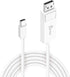 j5create USB-C to DisplayPort Cable, 4K@144Hz, 3.9ft, Type C to DP, Compatible with iPhone 15 Pro/Max, MacBook Pro/Air