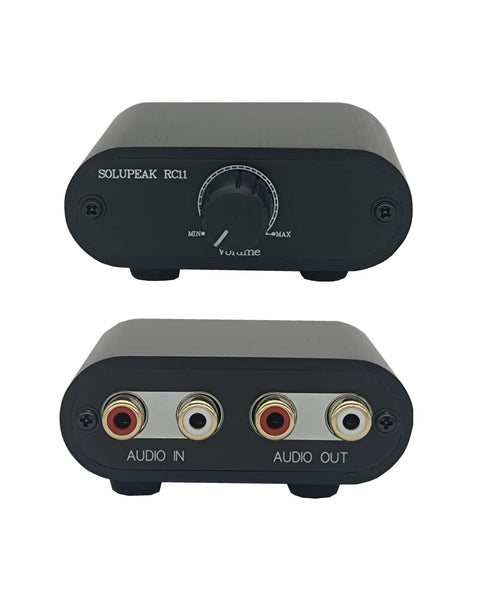RCA Audio Volume Controller, Mini Attenuator Knob, Line Volume Control Box - RC11