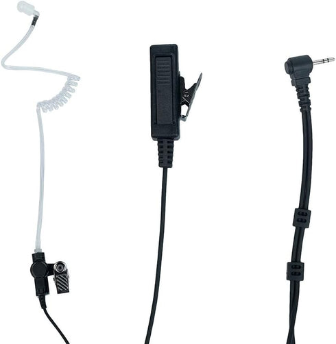 Earpiece Headset with MIC PTT 1 PIN 2.5MM for Motorola Talkabout Walkie Talkie, 2 Way Radio