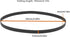SG Store 4Pcs 4mm 0.6mm 66mm Cassette Recorder Flat Drive Belt Width Thick Diameter for DVD CD LD Recorders Walkmans
