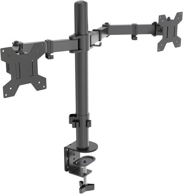 H&C(hcck&Cllassp) Dual Monitor Mount, Monitor Arm with Swivel, Tilt, Rotation, Height Adjustable, VESA