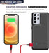 Sitong S21 5G, 5000mAh 100% (6.8 Inches) Battery Case for Samsung Galaxy Ultra Rechargeable Extended Battery Charging