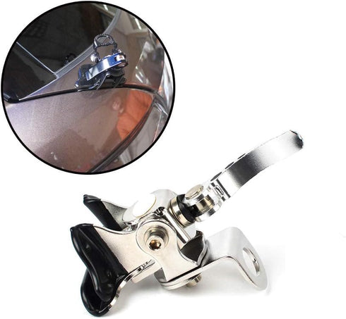 UAYESOK Car Antenna Mount Bracket Clip Trunk Lid Hatchback Mobile Radio Antenna Base with 5M/16.4ft SO239 to PL-259