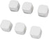 6pcs ZJchao Magnetic Cable Clips Cord Holder Desk Wire Management Keeper Home Office Car Nightstand (White)