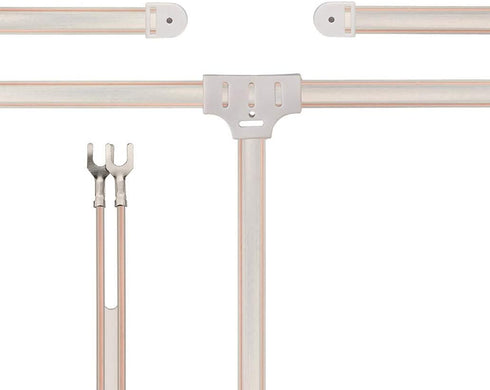 BINGFU FM Dipole Antenna 300 Ohm with 2 Pin Bare Wire Twin Lead