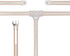 BINGFU FM Dipole Antenna 300 Ohm with 2 Pin Bare Wire Twin Lead