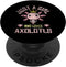 Just a Girl Who Loves Axolotl - Distressed PopSockets Swappable PopGrip