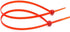 6 Inch Red Zip Ties (100 Pieces), 40lb Strength Nylon Cable Wire Ties
