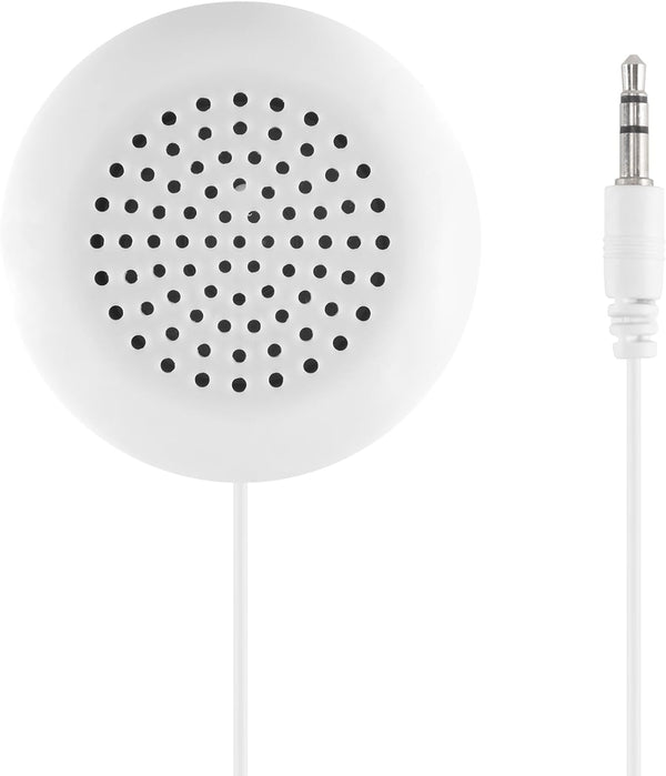ModFurne Mini White 3 5mm Pillow Speaker for CD Radio MP3 Player