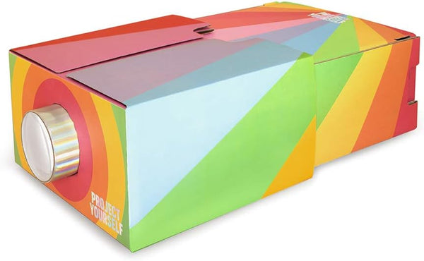 Luckies of London Mini Projector, Cardboard Portable Projector, Phone Accessories, Smart Phone Projector for Home,