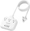 meta-ant US to India Plug Adapter, India Power Adapter with 3 American Outlets