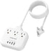 meta-ant US to India Plug Adapter, India Power Adapter with 3 American Outlets