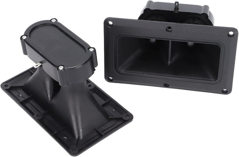 EBTOOLS Wide Dispersion Horn, 3 to 20KHz High Sensitivity Dual Drive Piezoelectric Horn Tweeters for Loudspeakers
