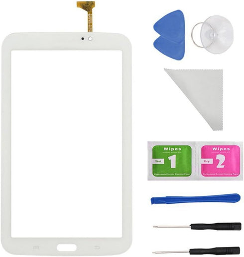 WhiteTouch Digitizer Screen Replacement for Samsung Galaxy Tab 3 7.0, PreInstalled Adhesive with Tools
