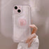 Ownest iPhone 13 Case: Cute 3D Pink Bowknot, Slim Clear Design, Aesthetic Camera Lens Protection for Women & Teens.