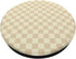 Checkerboard Checkered Pattern Beige Color PopSockets Standard Grip