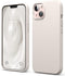 elago iPhone 13 Case, Slim Liquid Silicone, Shockproof Full Body Cover, Anti-Scratch Microfiber Lining, 6.1" (Stone)