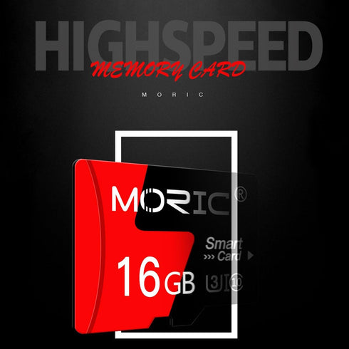 MORIC 2 Pack 16GB Card,C10 A1 Micro SD Card with Adapter High Speed Memory Memory TF Card for Camera/Dash