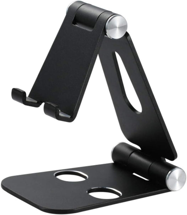 cocopar Adjustable Monitor Stand, Fully Foldable Aluminum Desk Mobile Phone Holder, Compatible for Smartphone, Portable
