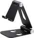 cocopar Adjustable Monitor Stand, Fully Foldable Aluminum Desk Mobile Phone Holder, Compatible for Smartphone, Portable