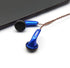 FAAEAL Iris 2.0 Headphones Without Mic, Wired Earphones with 3.5mm Plug, Durable Ear Buds for Smartphones/PC (Blue)