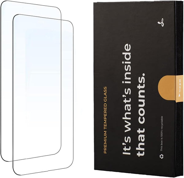 Snakehive Tempered Glass Screen Protector for Galaxy A52s 5G, Impact-Protection, Anti-Shatter, Pack of 2