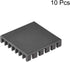 uxcell Electronic Radiators Heatsink for MOS GPU IC Chip, Black, 25 x 25 x 5 mm, 10pcs