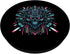 Cyberpunk Robotic Skull Cyborg Streetwear Heavy Metal Band PopSockets Standard PopGrip