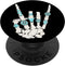 Western Rock On Skeleton American Rodeo Cowboy Fun Gifts PopSockets Standard PopGrip