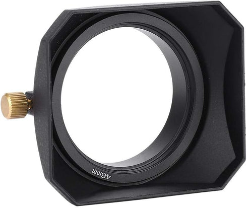 Lens Hood, Camera Lens Shade, 46mm Square DV Lens Hood for Digital Video Camera Lens Filter