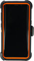WallSkiN Heavy Duty Case for Galaxy S8 (5.8"), Military Grade Drop Protection with Holster - Camouflage/Orange