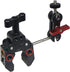 FEICHAO 1/4" 3/8" 13 C-Type Clamp Crab Claw Bracket Anti Slip Anti Loose Magic Arm Adapter Compatible with Hero Sports