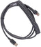 PARTSHE LS2208 USB Cable for Motorola Symbol LS2208AP LS1203 LS4208 LS4278, 9FT Coiled USB Type A