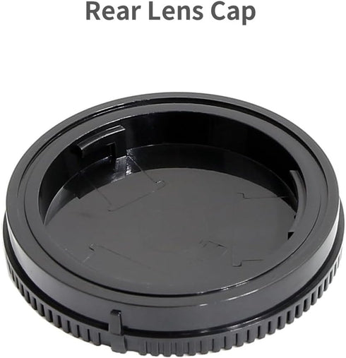 2 Pack Rear Lens Cap and Camera Body Cap Cover Kit for Sony A9 A7 A7II A7III A7IV A7S II III A7R II III A7RIV A7RV