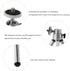 Reflex Camera 5.9-7.9in Lightweight Extendable Mini Tripod Aluminum Desktop Table Stand for Smartphone, GoPro, Webcam