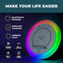 All-in-One Charging Station Wireless Charger Speaker and Light Portable Stand Bluetooth Wireless Charging Speaker with Charging Compatible with iPhone Apple Speaker Charger Dock RGB Lamps