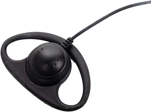 Caroo D Shape Earpiece Headset with Mic PTT for Baofeng UV-5R BF-888S BF-F8HP BF-F9 UV-82 UV-82HP UV-82C Kenwood