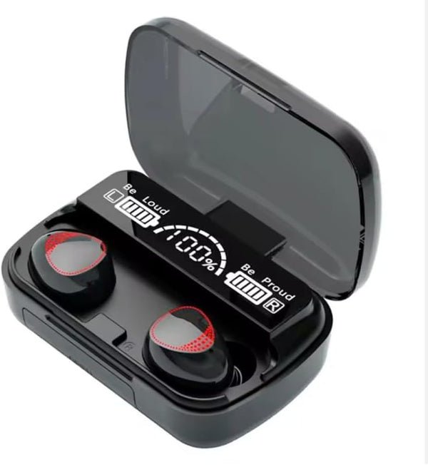 VIVIDUS Wireless Earbuds M10, Earphones with Wireless Charging Case, IPX8 Waterproof, 180 Hours Playtime, Touch Control