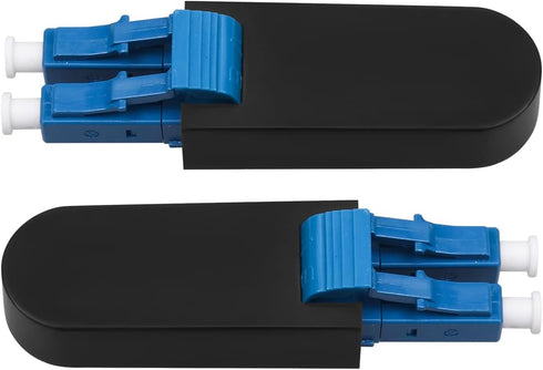 LC/UPC Fiber Optic Loopback Adapter, 9/125 Singlemode Test Adapter Connector, 8 Pack for Optical Cable Testing