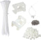 Cable Zip Tie Mounts Kit - 60 Set Wire Cable Clips Organizer