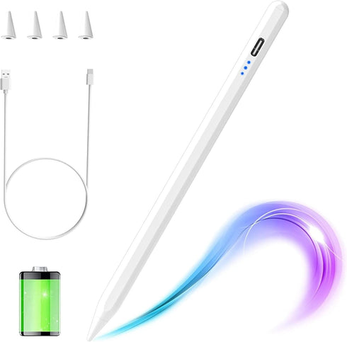 Stylus Pen for iPad with Palm Rejection - Pencil for iPad 10th/9th/8th/7th/6th Gen, iPad Pro, iPad Air, iPad Mini