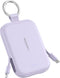 RORRY Portable Charger, 5000mAh Portable Charger Power Bank with Built-in Cables, Travel Keychain