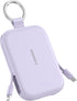 RORRY Portable Charger, 5000mAh Portable Charger Power Bank with Built-in Cables, Travel Keychain