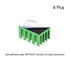 uxcell 11x20x14mm Green Aluminum Heatsink Self Adhesive Pad Cooler for Cooling 3D Printers 4Pcs