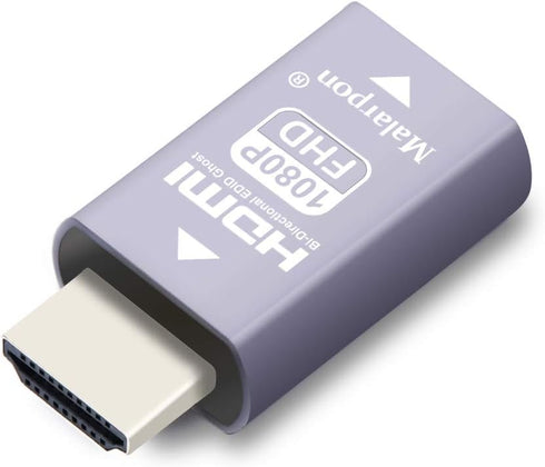 HDMI EDID Emulator Passthrough 3rd Generation Aluminum, Active Switches and Extenders, 1920x1080@59Hz