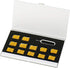 TAODAN Aluminum Alloy Nano SIM Card Holder with Eject Pin - Silver