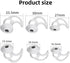 Silicone Earbud Tips, Replacement Compatible with Bose QuietComfort I and Sport Earbuds, 3 Pairs