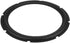 Zerone Speaker Rubber Surround Edge, 12inch Perforated Rubber Edge Rings for Speaker Repair, Black